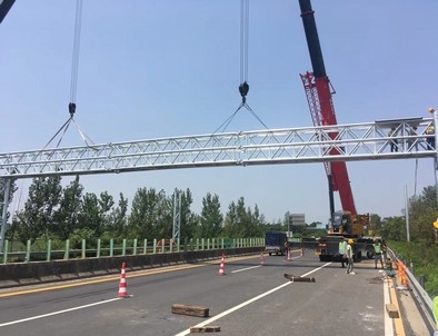 河北河北门架标牌施工现场